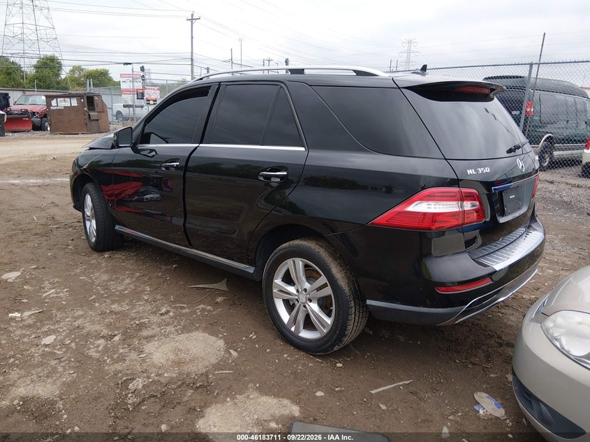 Vin: 4jgda5hb5fa582919, lot: 46683571, mercedes-benz ml 350 4matic 20153