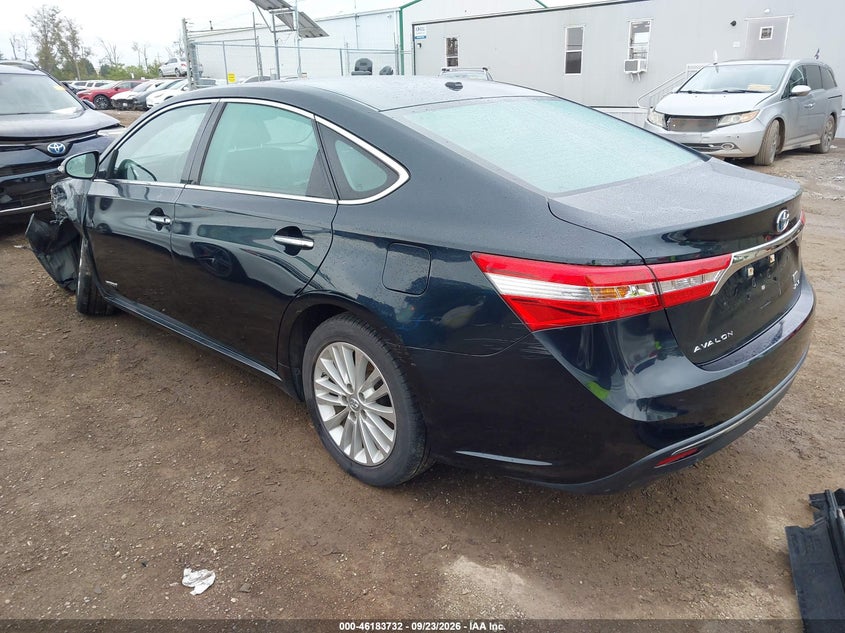 Vin: 4t1bd1eb1fu043398, lot: 46683592, toyota avalon hybrid xle touring 20153