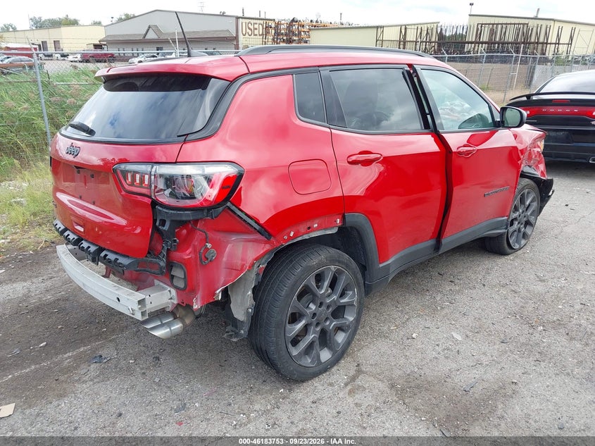 Vin: 3c4njdeb2mt565489, lot: 46683613, jeep compass 80th anniversary 4x4 20214