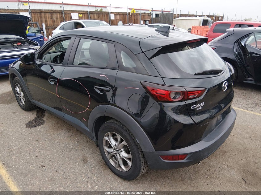 Vin: jm1dkfb74k0426401, lot: 46683628, mazda cx-3 sport 20193