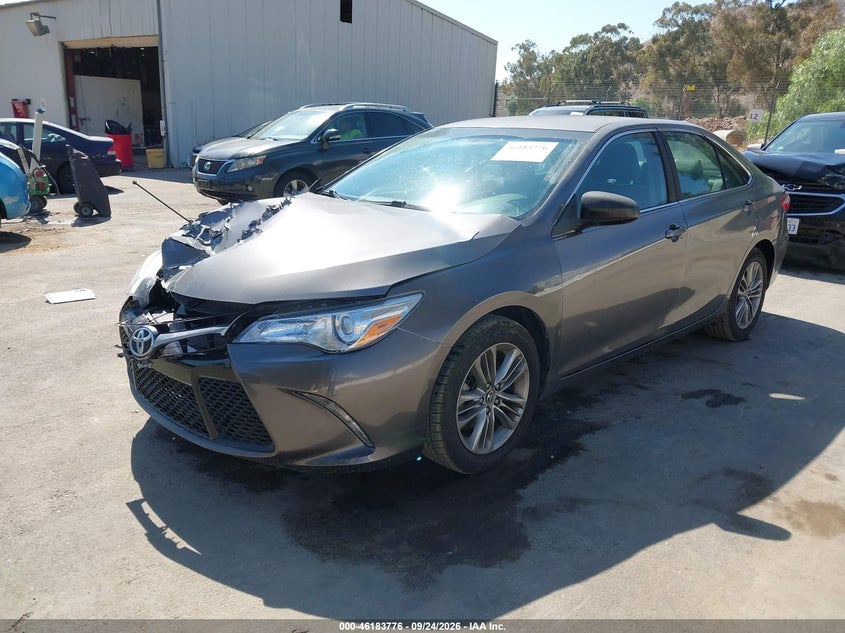Vin: 4t1bf1fk3fu089646, lot: 46683636, toyota camry se 20152