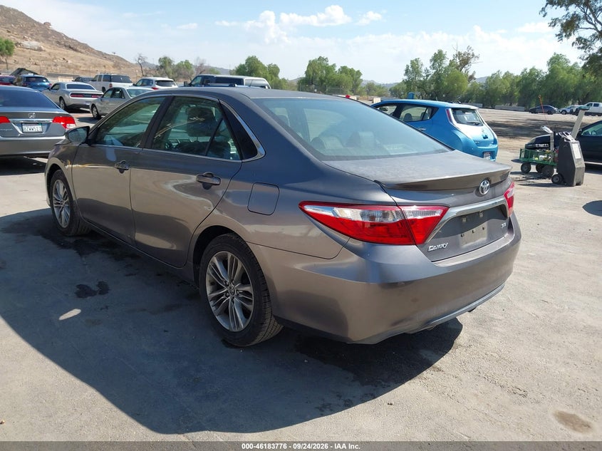 Vin: 4t1bf1fk3fu089646, lot: 46683636, toyota camry se 20153