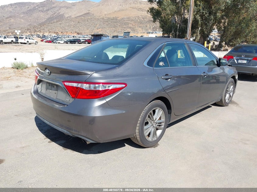 Vin: 4t1bf1fk3fu089646, lot: 46683636, toyota camry se 20154