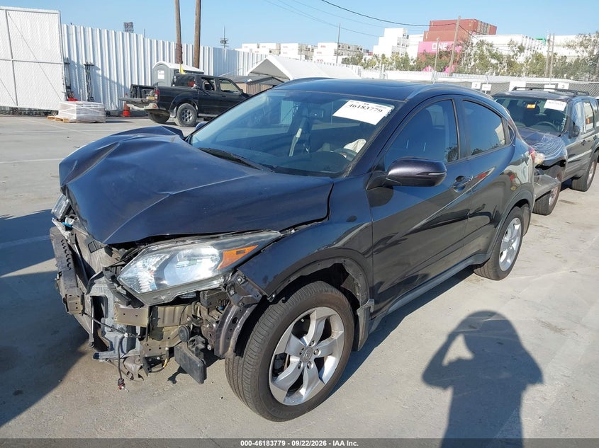 2016 Honda HR-V, Удар спереду, IAAI, VIN 3CZRU5H77GM722934 — фото 2