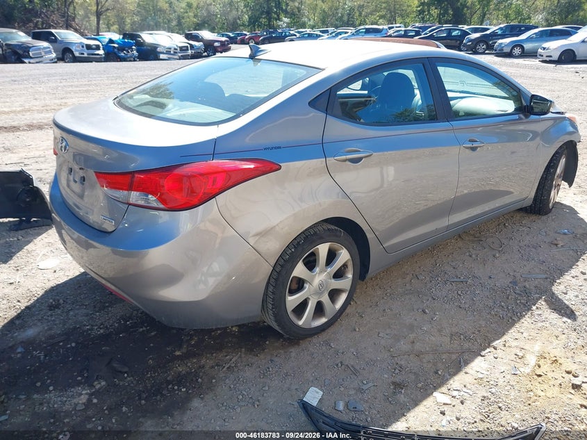Vin: kmhdh4ae0cu356209, lot: 46683643, hyundai elantra limited (ulsan plant) 20124