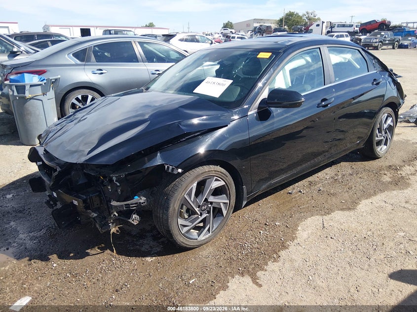 Vin: kmhln4dj4su142402, lot: 46683660, hyundai elantra hybrid limited 20252