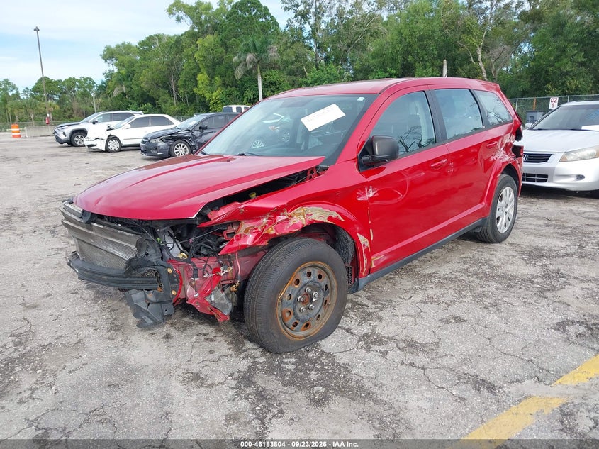 Vin: 3c4pdcab3ft753098, lot: 46683664, dodge journey american value pkg 20152