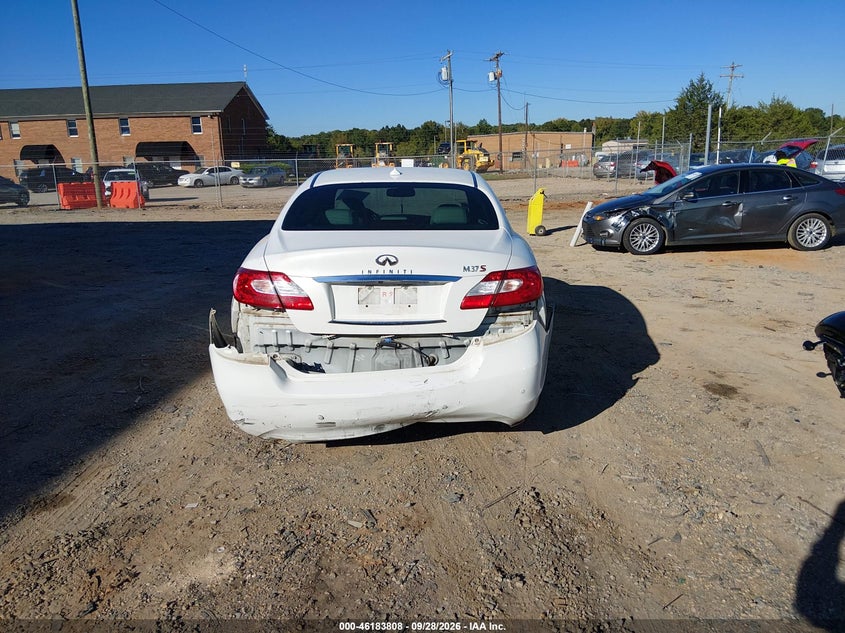 INFINITI M37 2013 VIN JN1BY1AP1DM510796
