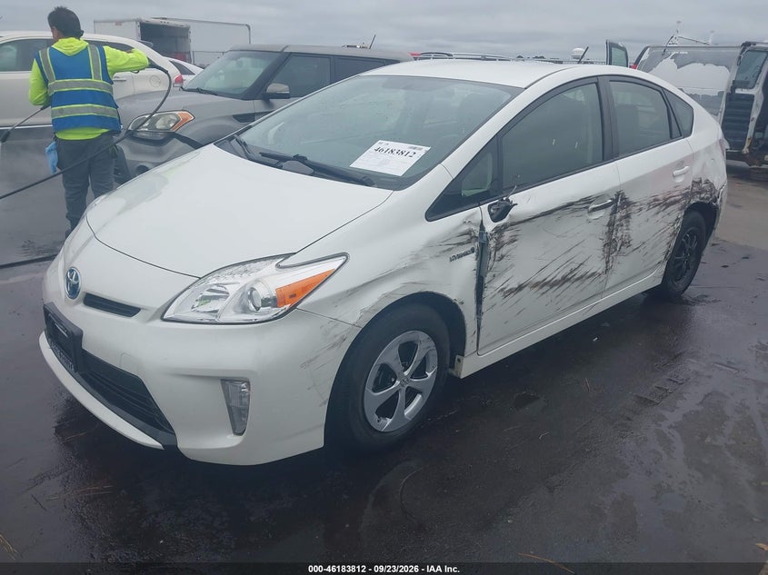 Vin: jtdkn3du9f0433639, lot: 46683672, toyota prius two 20152