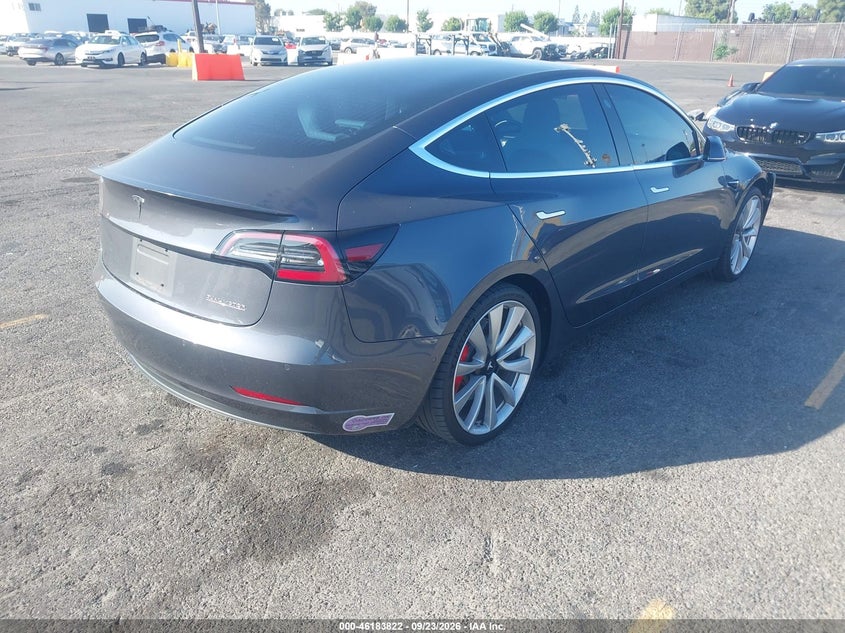 Vin: 5yj3e1eb7jf171118, lot: 46683683, tesla model 3 long range/performance 20184