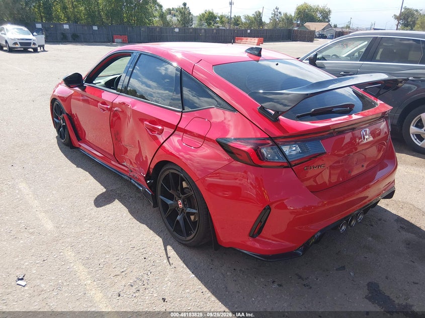 Vin: jhmfl5g47px001251, lot: 46683685, honda civic type r touring 20233
