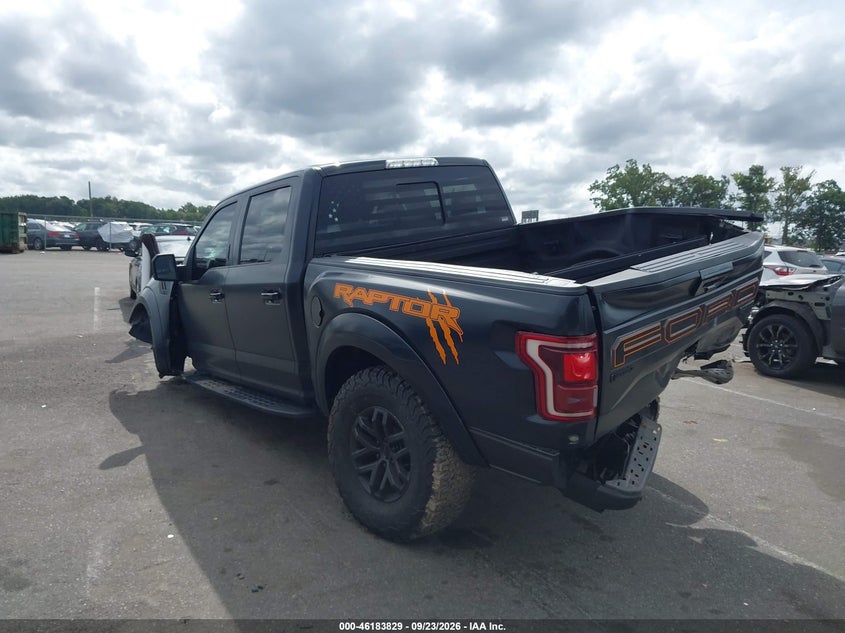 Vin: 1ftfw1rgxjfb96915, lot: 46683689, ford f-150 raptor 20183