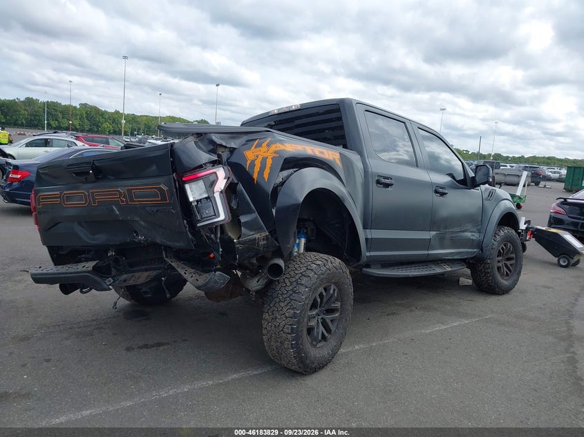 Vin: 1ftfw1rgxjfb96915, lot: 46683689, ford f-150 raptor 20184