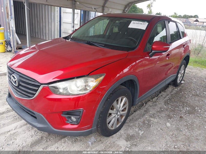Vin: jm3ke2cy5g0684858, lot: 46683697, mazda cx-5 touring 20162