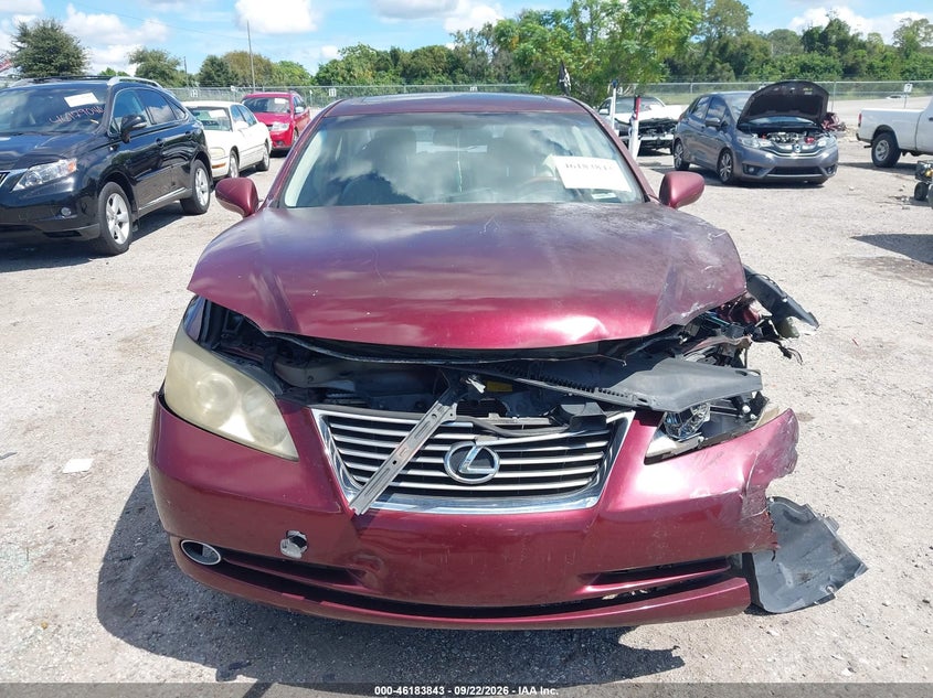 LEXUS ES 350 2008 VIN JTHBJ46G382262112