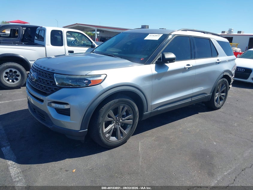 2021 Ford Explorer, Удар ззаду, IAAI, VIN 1FMSK7DH4MGA72145 — фото 2