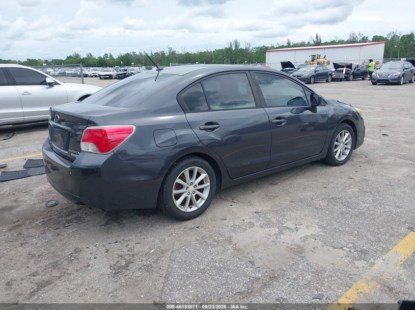 Vin: jf1gjab60dh020118, lot: 46683731, subaru impreza 2.0i premium 20134