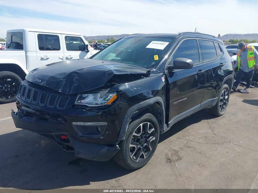 Vin: 3c4njddb9mt573977, lot: 46683742, jeep compass trailhawk 20212