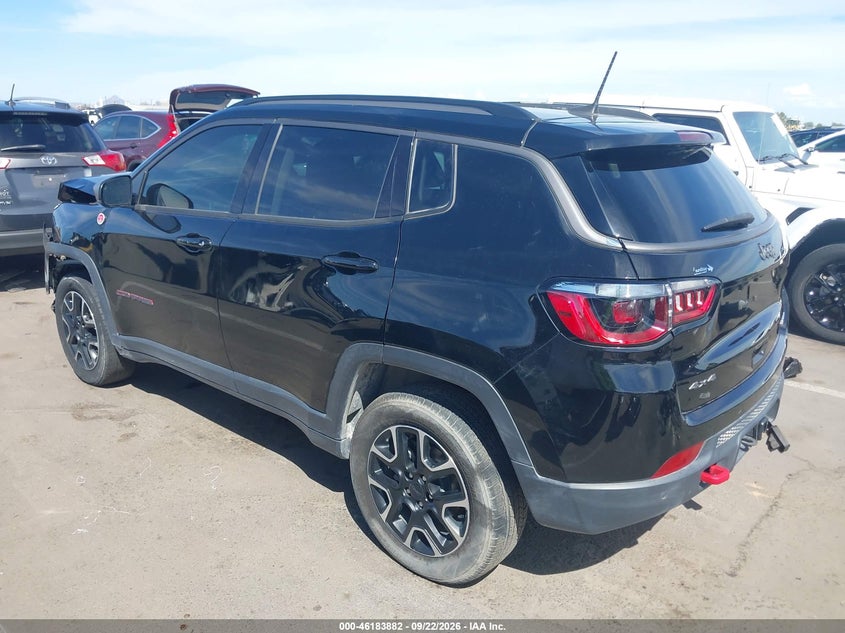 Vin: 3c4njddb9mt573977, lot: 46683742, jeep compass trailhawk 20213