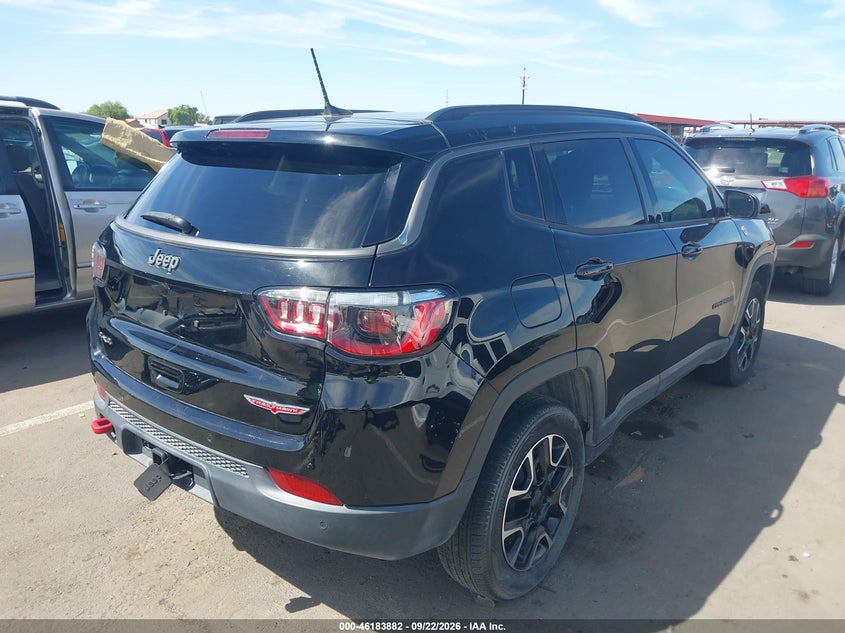 Vin: 3c4njddb9mt573977, lot: 46683742, jeep compass trailhawk 20214