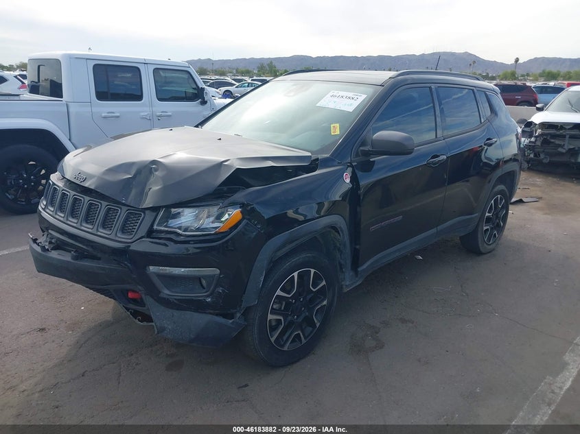 Vin: 3c4njddb9mt573977, lot: 46683742, jeep compass trailhawk 20212