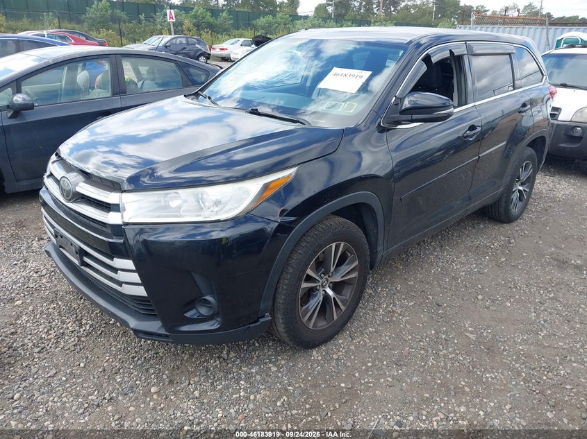 Vin: 5tdzarfh5hs026477, lot: 46683779, toyota highlander le 20172