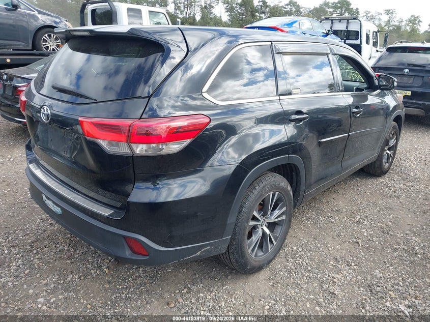 Vin: 5tdzarfh5hs026477, lot: 46683779, toyota highlander le 20174