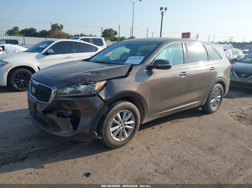 Vin: 5xypg4a34kg525490, lot: 46683780, kia sorento 2.4l lx 20192