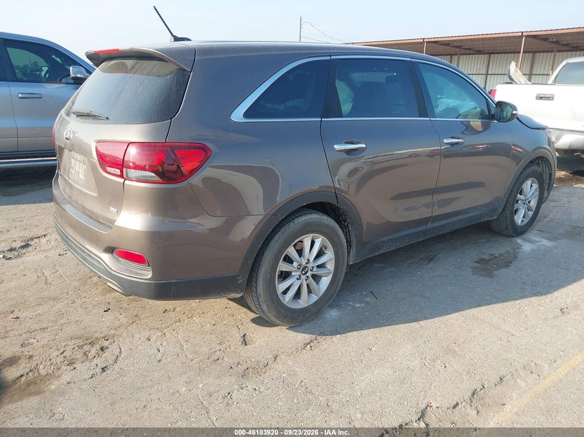 Vin: 5xypg4a34kg525490, lot: 46683780, kia sorento 2.4l lx 20194