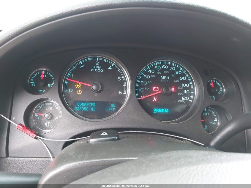 CHEVROLET SUBURBAN 1500 2009 VIN 1GNFK26349R270320