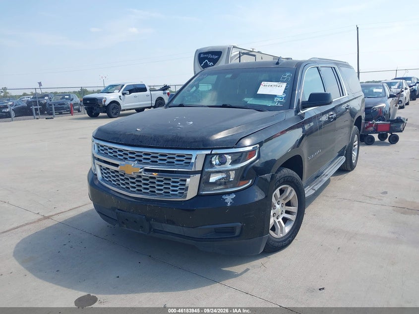Vin: 1gnschkc9fr698755, lot: 46683805, chevrolet suburban 1500 ls 20152