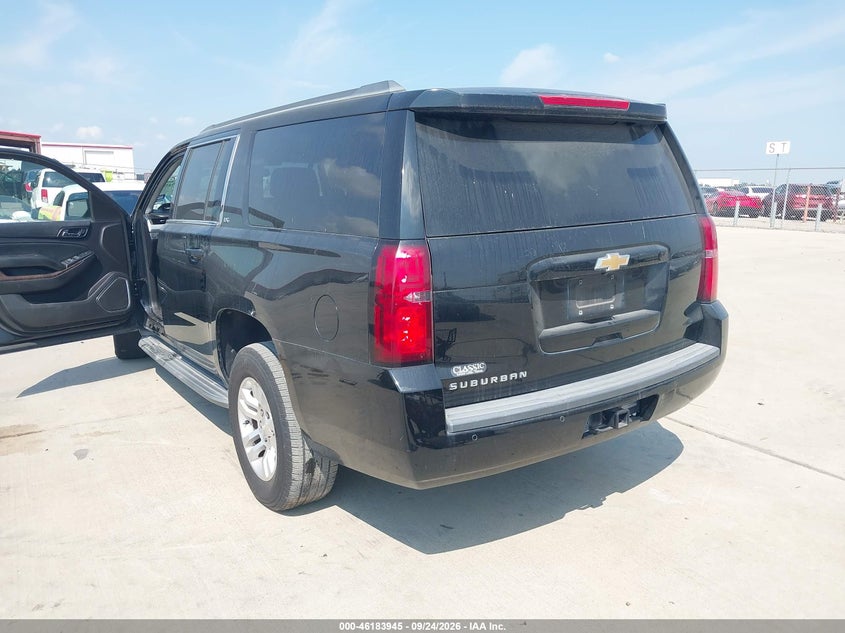 Vin: 1gnschkc9fr698755, lot: 46683805, chevrolet suburban 1500 ls 20153