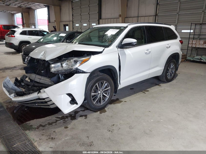 Vin: 5tdjzrfh8hs447597, lot: 46683814, toyota highlander xle 20172