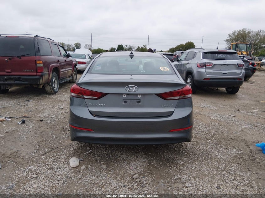 HYUNDAI ELANTRA 2017 VIN KMHD84LF3HU281082