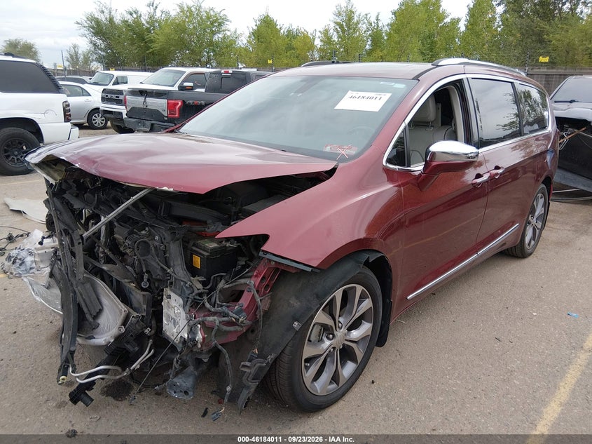 Vin: 2c4rc1ggxhr622615, lot: 46683871, chrysler pacifica limited 20172