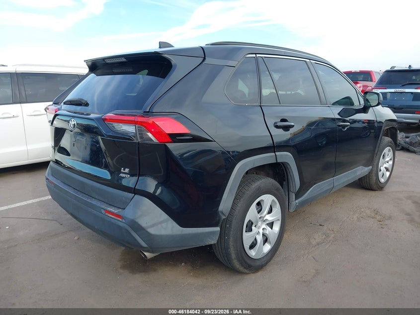 Vin: 2t3f1rfv7lc106381, lot: 46683902, toyota rav4 le 20204