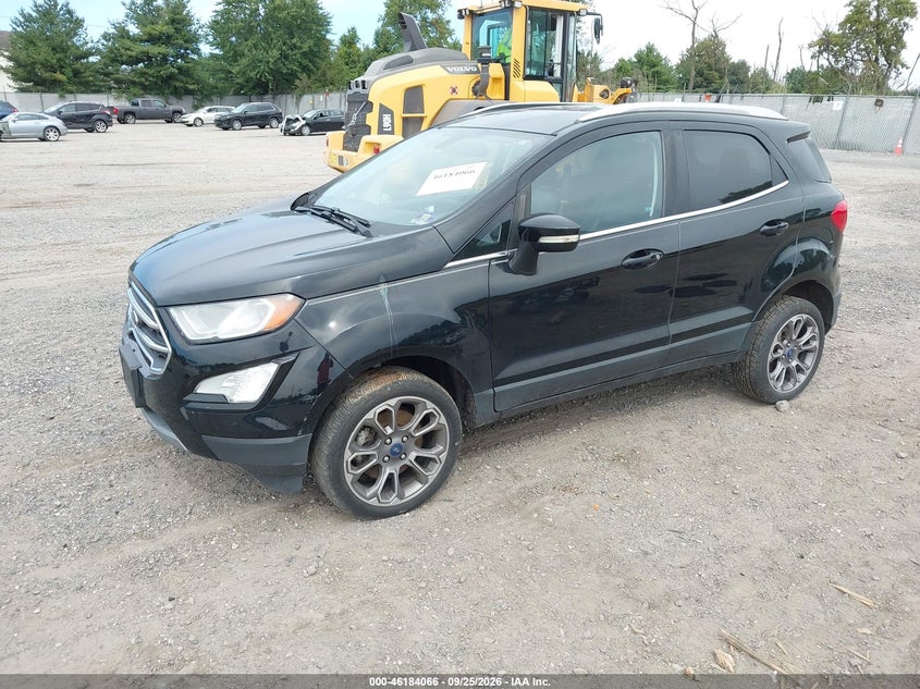 Vin: maj6s3kl0kc276120, lot: 46683926, ford ecosport titanium 20192
