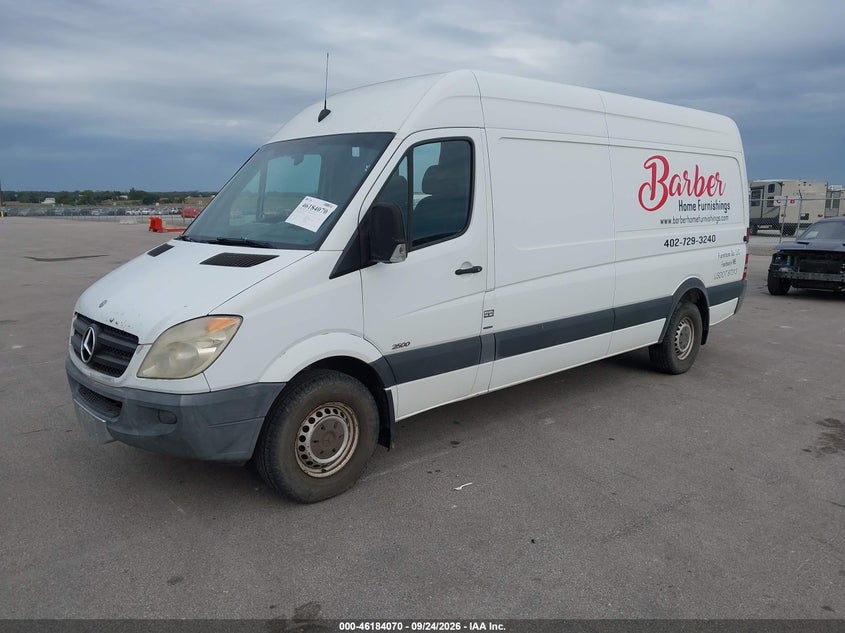 Vin: wd3pe8ccxb5520646, lot: 46683930, mercedes-benz sprinter 2500 high roof 20112