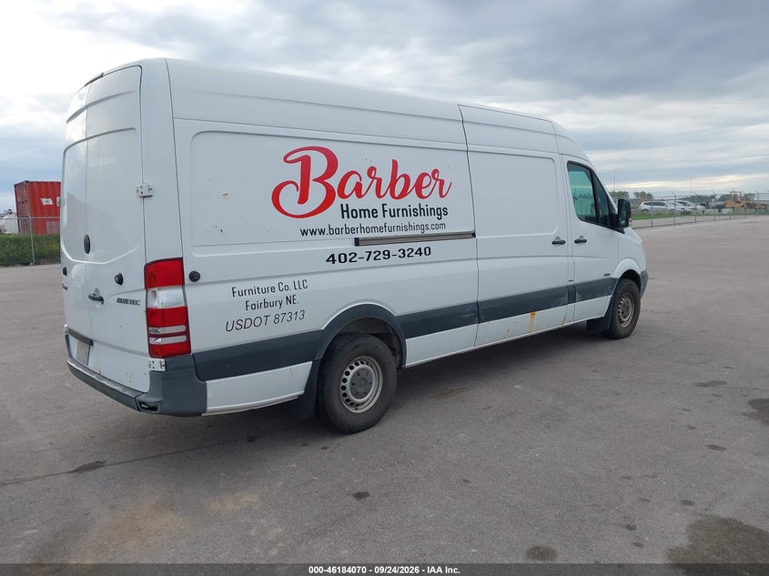 Vin: wd3pe8ccxb5520646, lot: 46683930, mercedes-benz sprinter 2500 high roof 20114