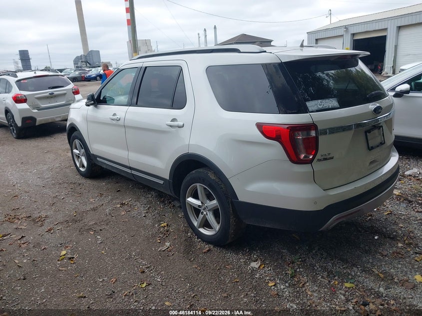 Vin: 1fm5k7d81ggb79185, lot: 46683974, ford explorer xlt 20163