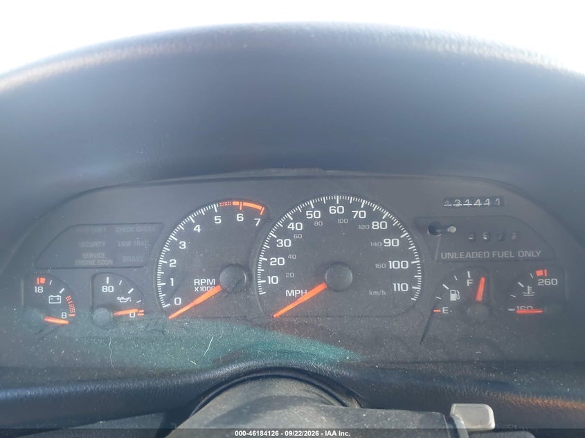 CHEVROLET CAMARO 1994 VIN 2G1FP32P2R2151895