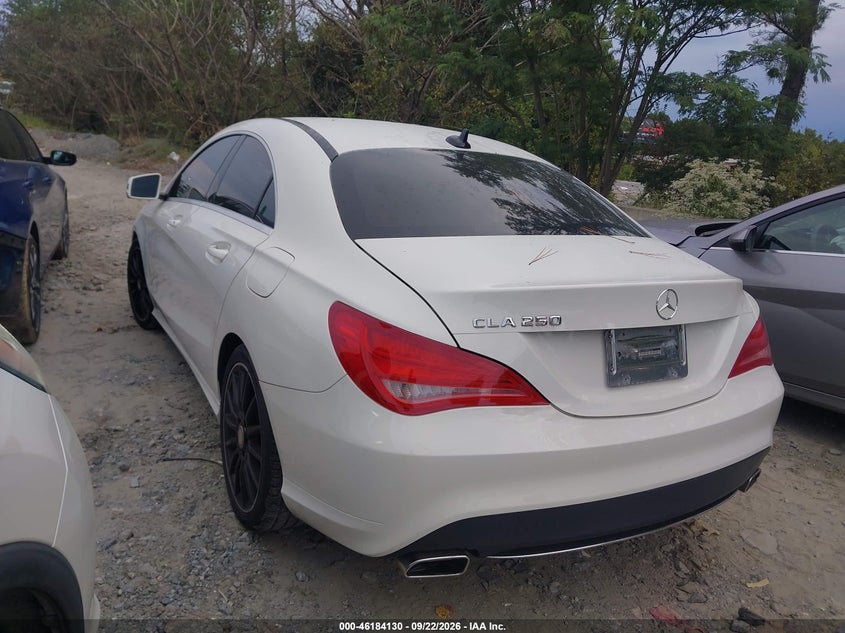 Vin: wddsj4ebxen152438, lot: 46683990, mercedes-benz cla 250 20143