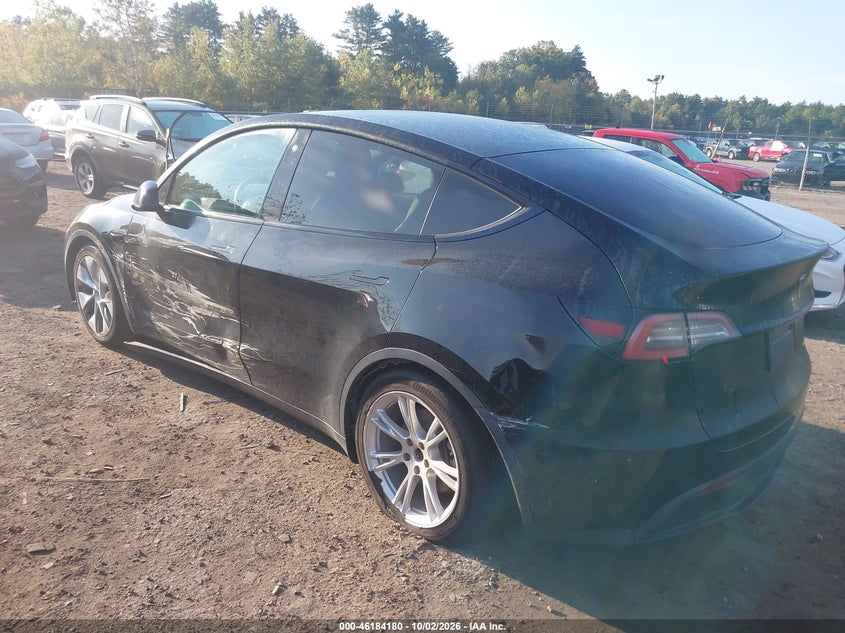 Vin: 7saygdeexnf307133, lot: 46684040, tesla model y long range 20223