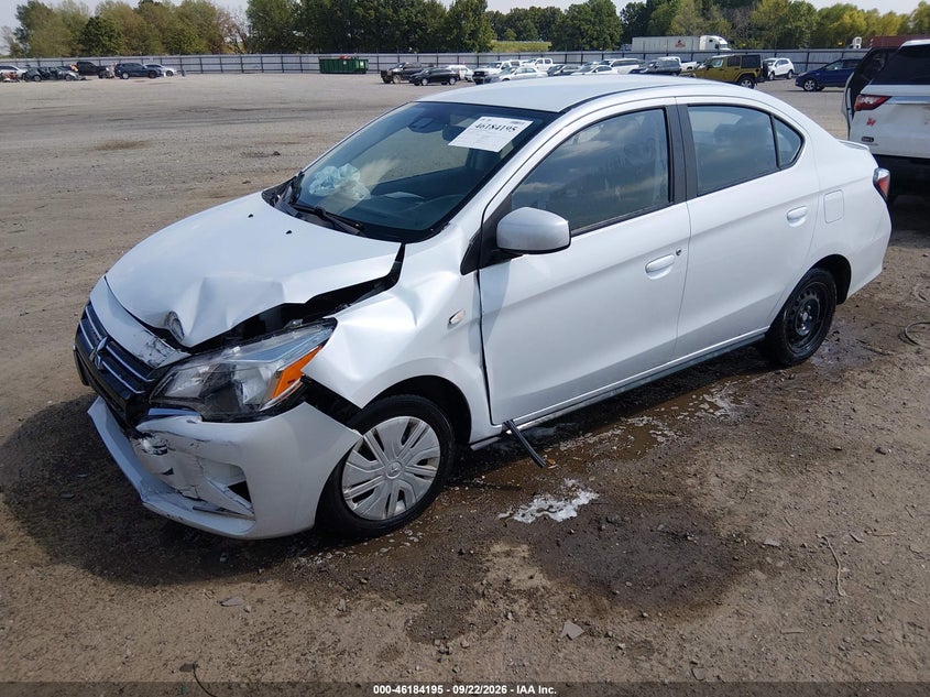 Vin: ml32fufj4rhf02609, lot: 46684055, mitsubishi mirage g4 es 20242