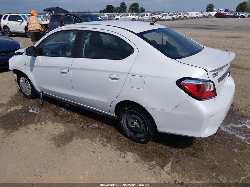 Vin: ml32fufj4rhf02609, lot: 46684055, mitsubishi mirage g4 es 20243