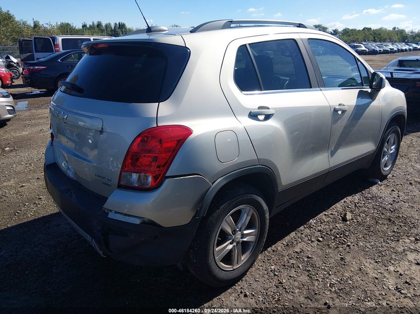 Vin: 3gncjpsb8gl276688, lot: 46684120, chevrolet trax lt 20164