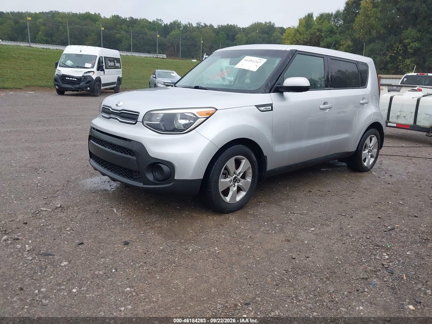 Vin: kndjn2a23k7678284, lot: 46684122, kia soul 20192