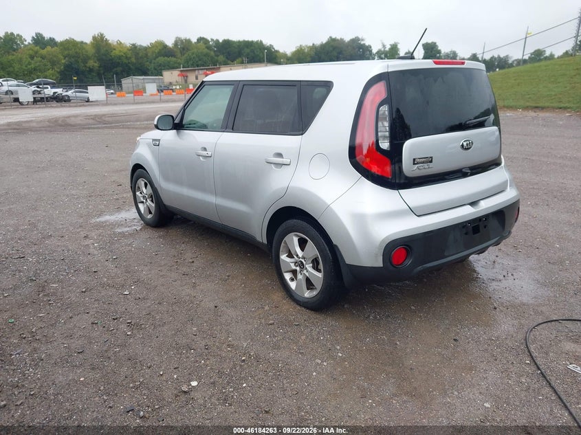 Vin: kndjn2a23k7678284, lot: 46684122, kia soul 20193