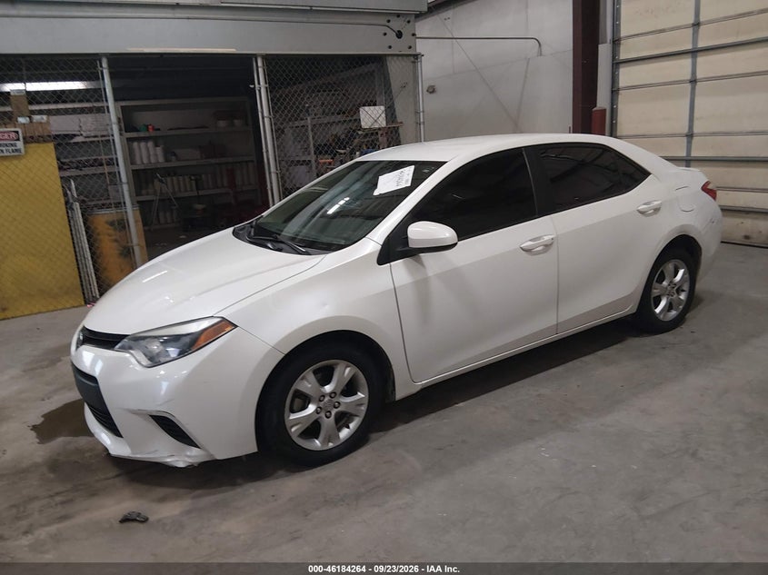 Vin: 5yfbprhe2ep053983, lot: 46684124, toyota corolla le eco 20142