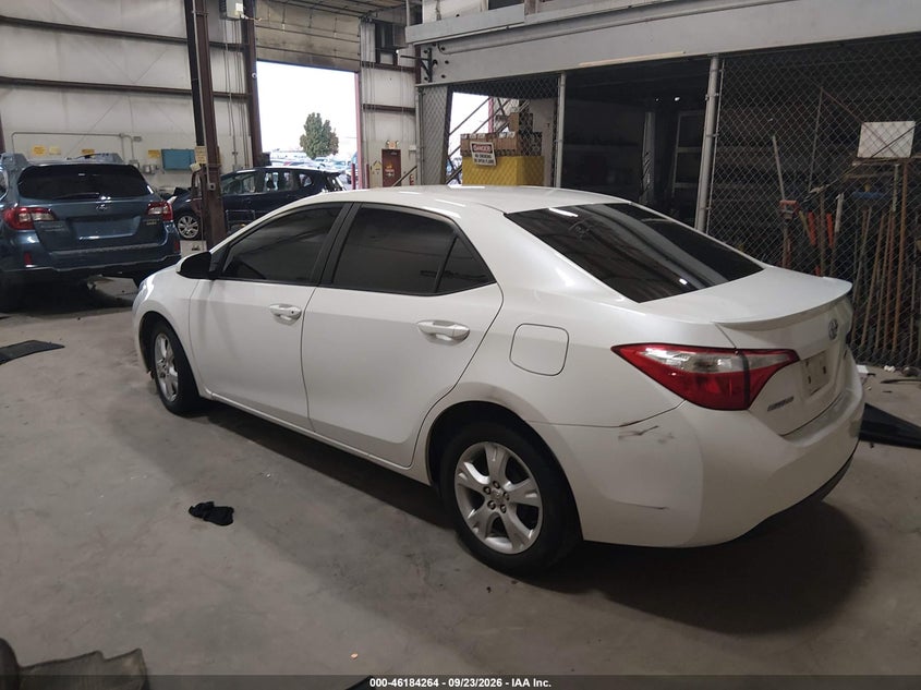 Vin: 5yfbprhe2ep053983, lot: 46684124, toyota corolla le eco 20143